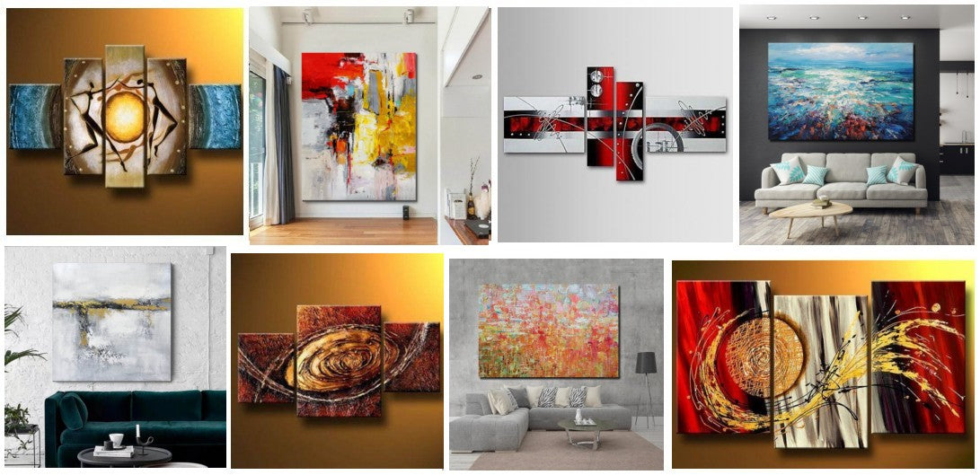 Kitchen Wall Art, Canvas Painting, Heavy Texture Painting, Abstract Wa –  Art Painting Canvas