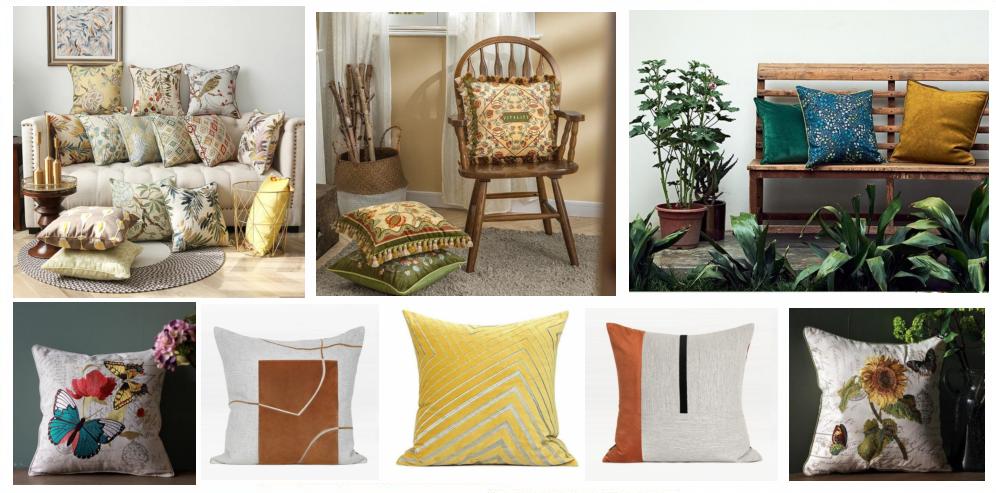 Modern Throw Pillow & Decorative Accent Pillows for Sofas, Chairs & Beds