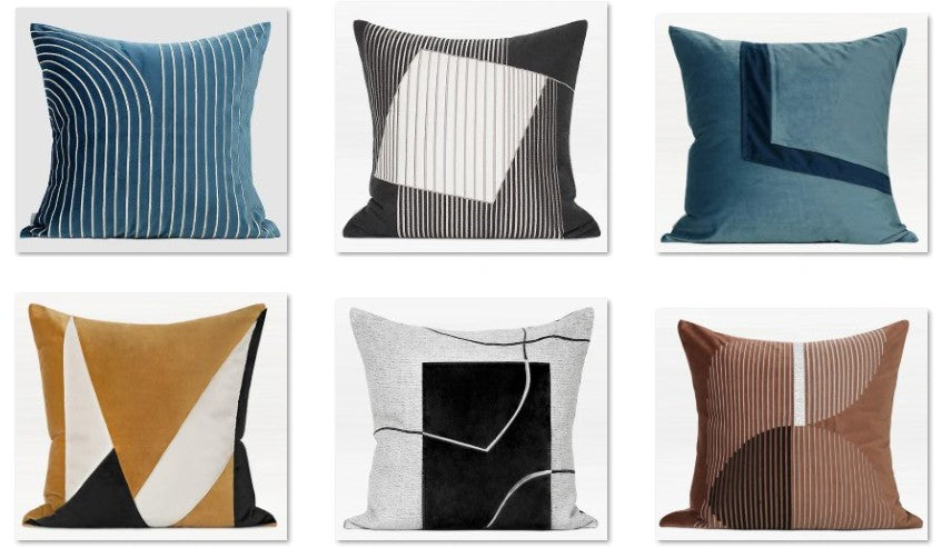 Modern couch pillows, decorative modern throw pillows, modern throw pillows for living room, geometric modern throw pillows, modern throw pillows, fancy modern sofa pillows, modern sofa pillows