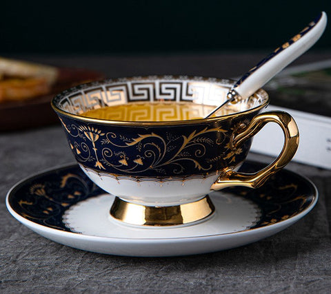 Elegant Ceramic Coffee Cups, Beautiful British Tea Cups, Unique