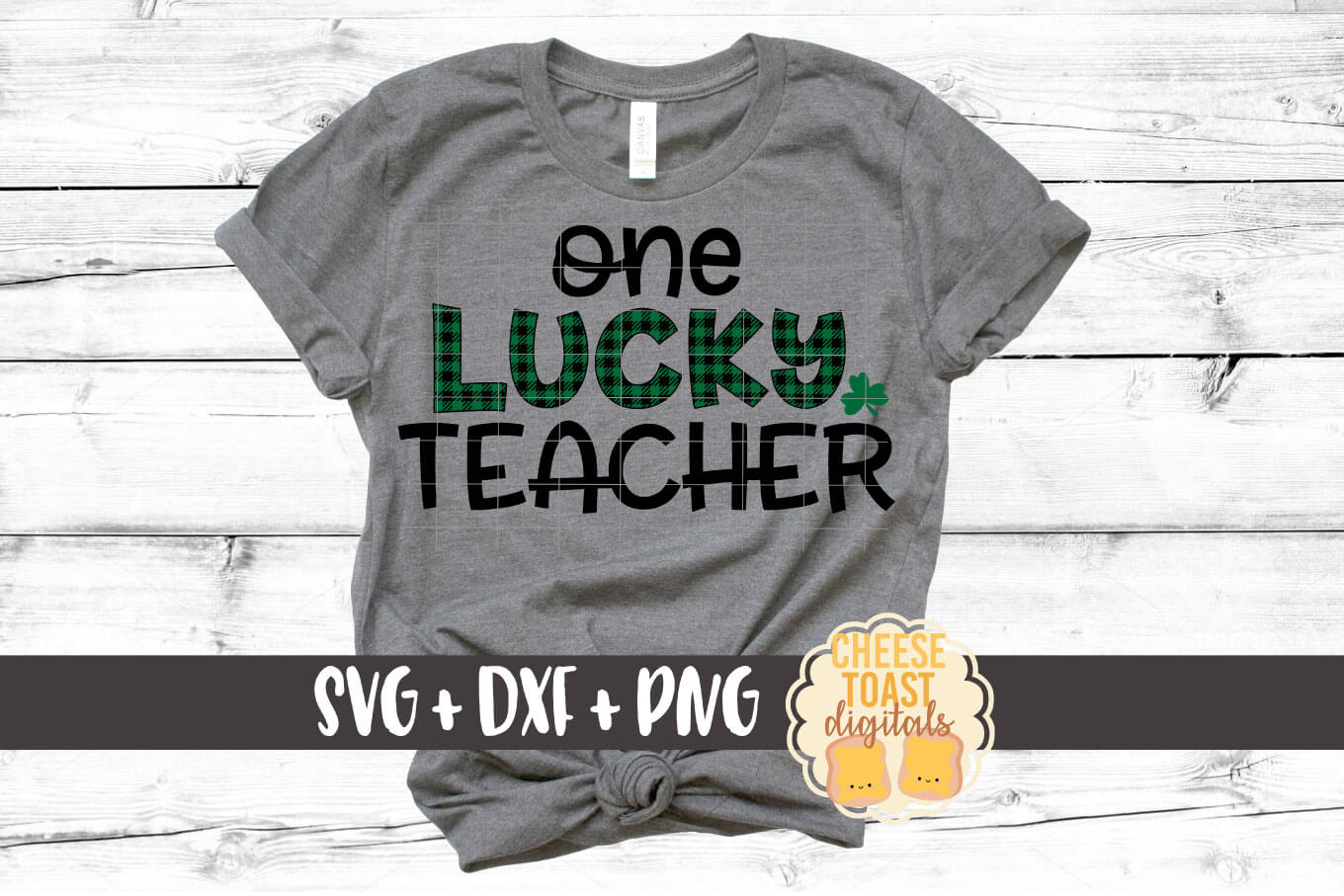 One Lucky Teacher - Buffalo Plaid