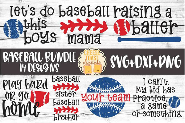 Baseball SVG Bundle - 14 Designs