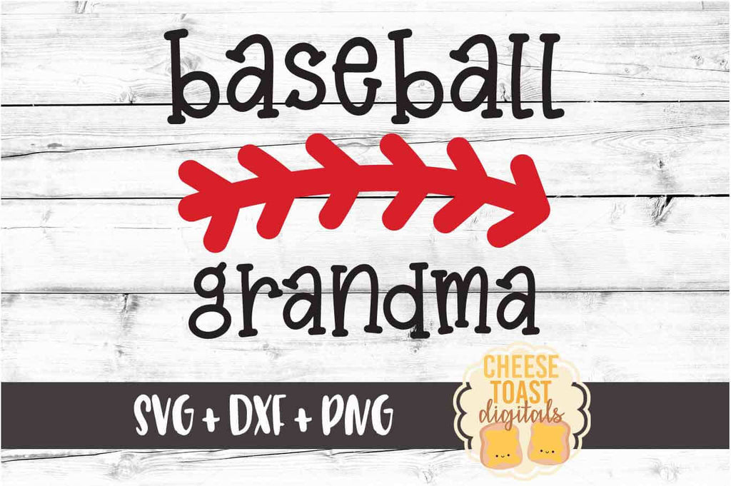 Baseball Grandma Svg Free And Premium Svg Files Cheese Toast Digitals