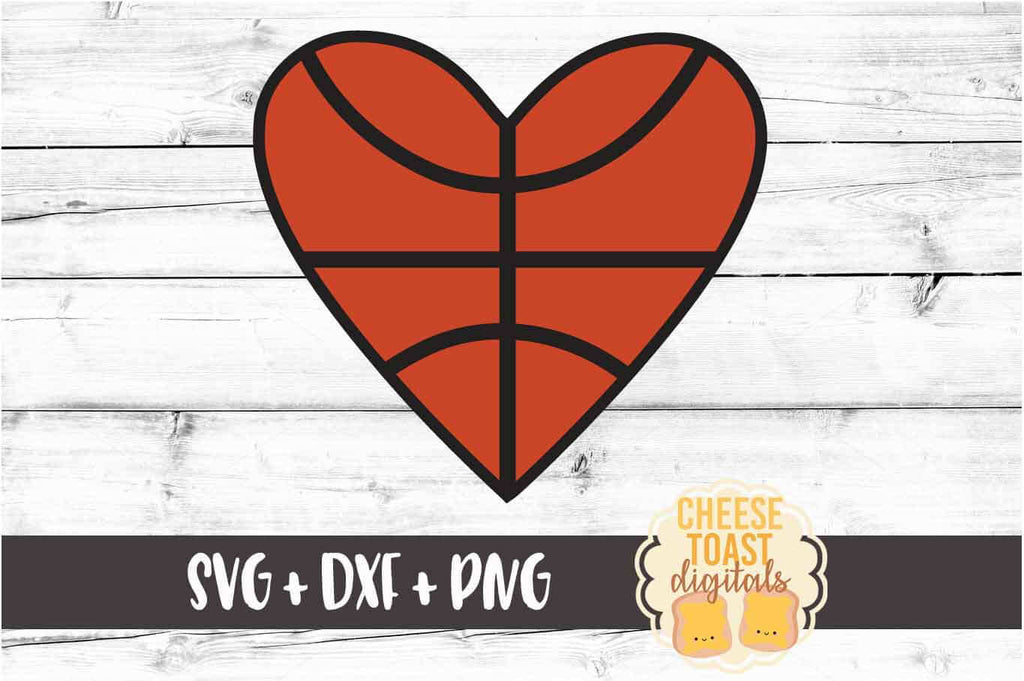 Download Basketball Heart Svg Free And Premium Svg Files Cheese Toast Digitals