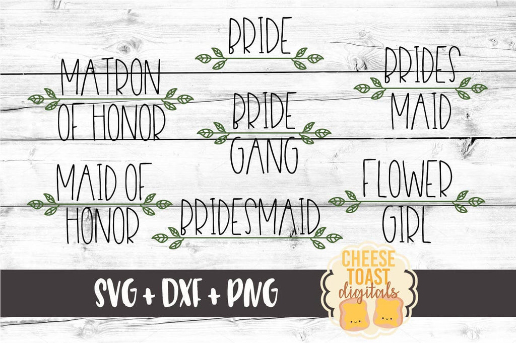 Download Wedding Party Svg Bundle Free And Premium Svg Files Cheese Toast Digitals