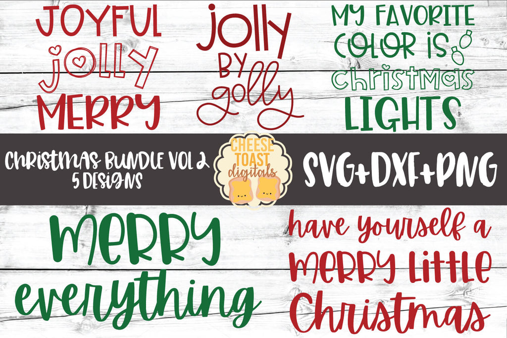 Download Christmas Svg Bundle Vol 2 Free And Premium Svg Files Cheese Toast Digitals