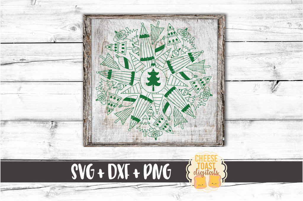 Christmas Tree Mandala Svg Free And Premium Svg Files Cheese Toast Digitals