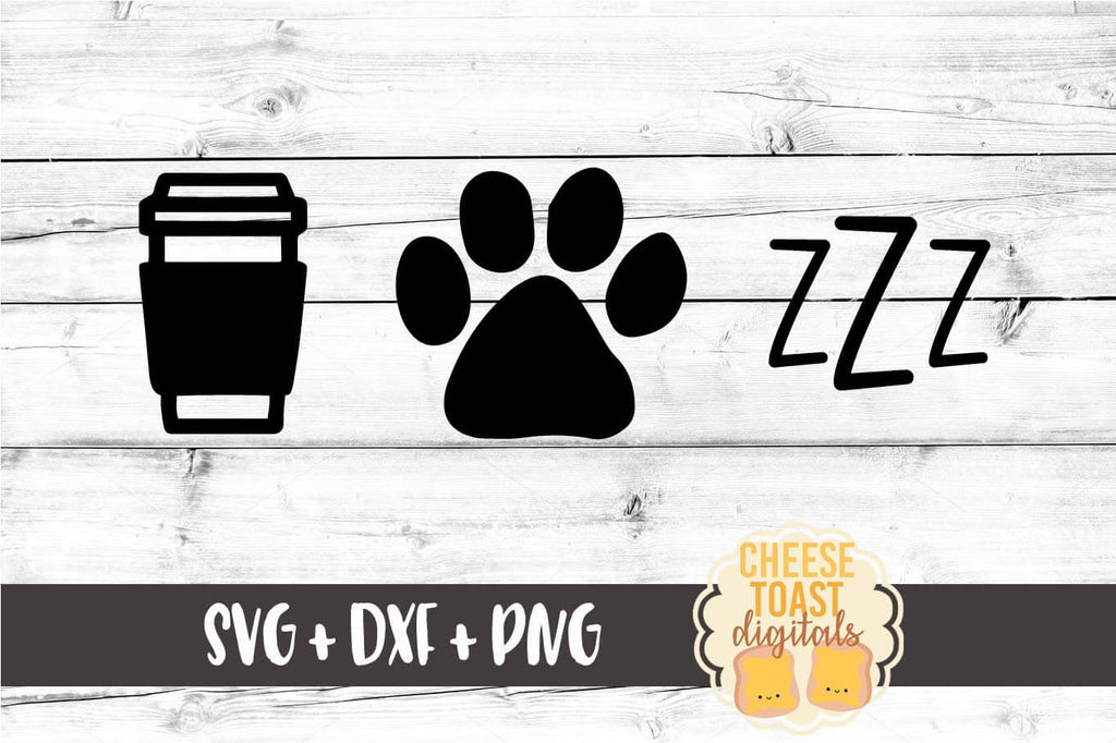 Download Coffee Dogs Sleep SVG - Free and Premium SVG Files ...