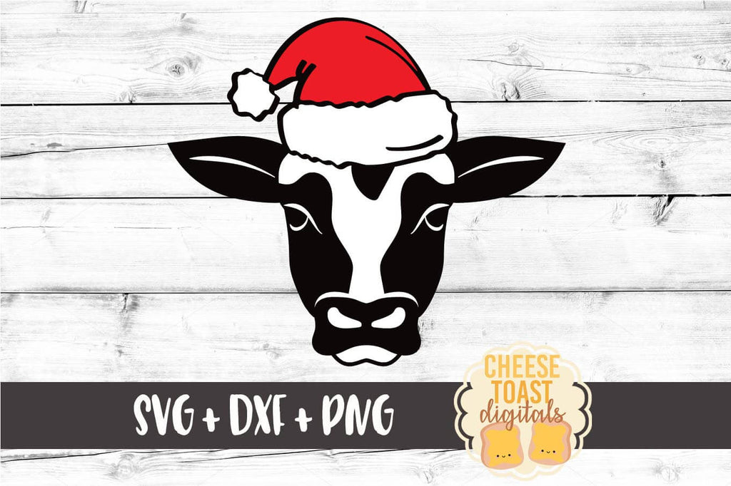 Download Christmas Cow Svg Free And Premium Svg Files Cheese Toast Digitals