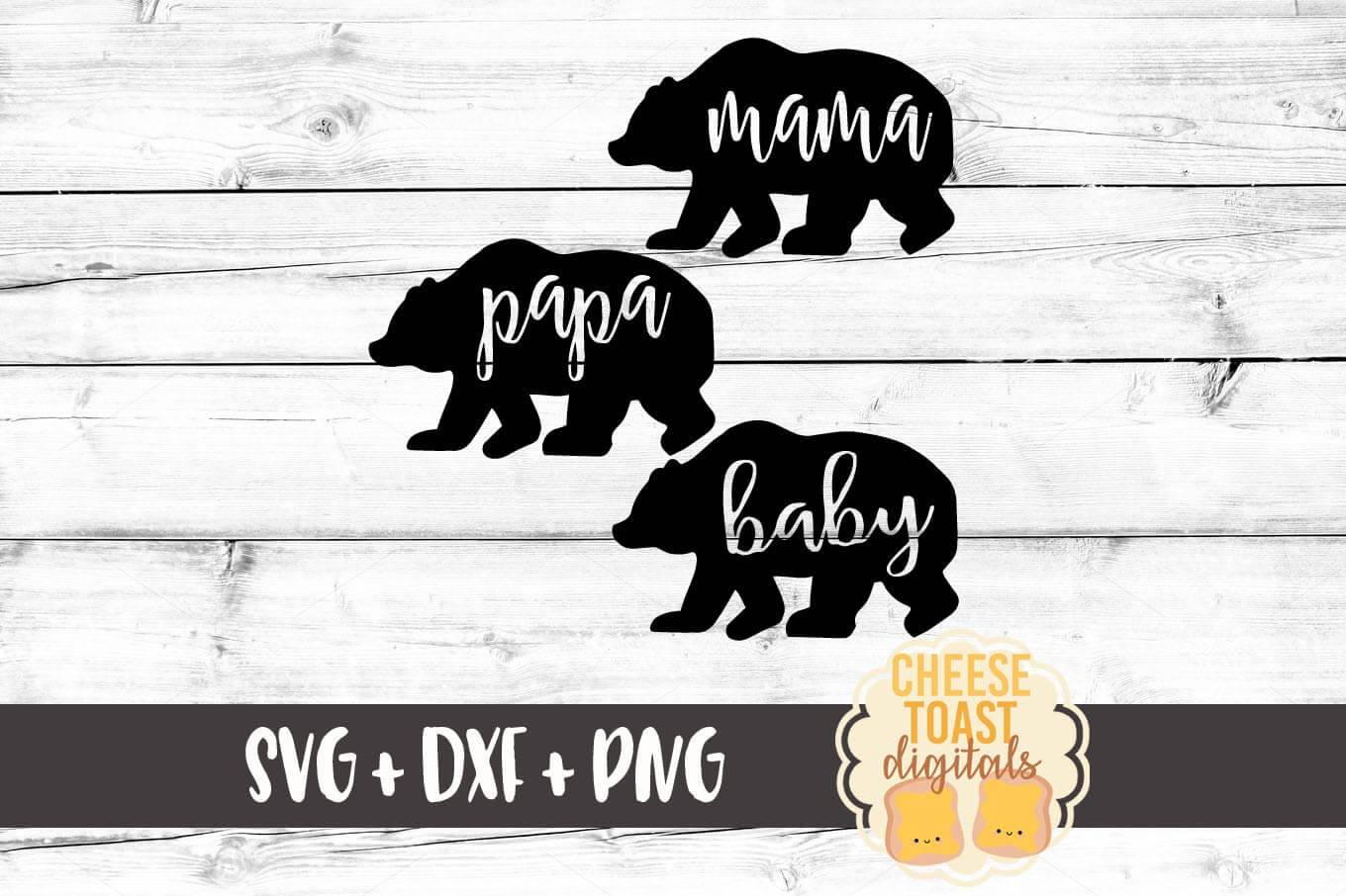 Download Mama Papa And Baby Bear Svg Free And Premium Svg Files Cheese Toast Digitals