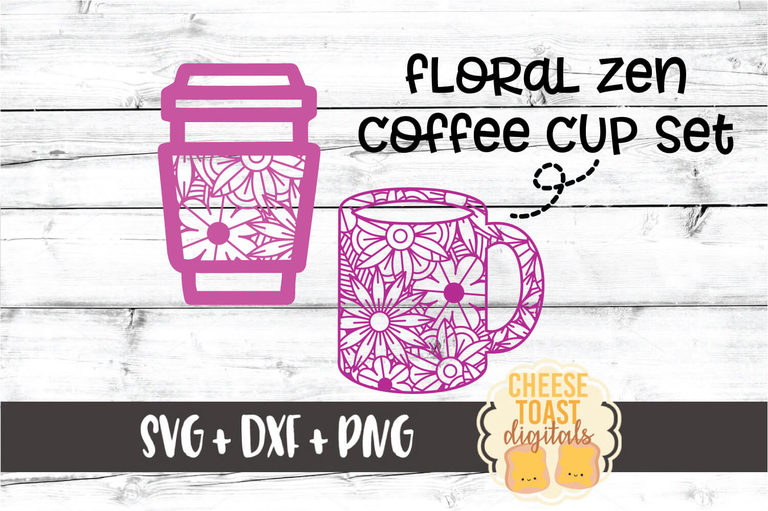 Download Coffee Mug Floral Zen Doodle Svg Set Free And Premium Svg Files Cheese Toast Digitals