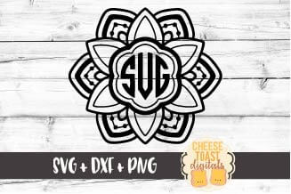 Free Free 331 Flower Svg Monogram SVG PNG EPS DXF File