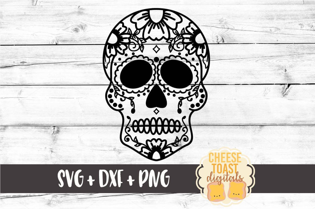 Download Flower Sugar Skull Svg Free And Premium Svg Files Cheese Toast Digitals