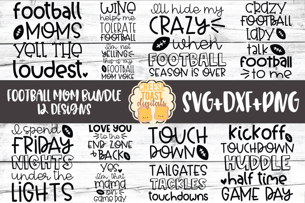 Download Football Mom Svg Bundle Free And Premium Svg Files Cheese Toast Digitals