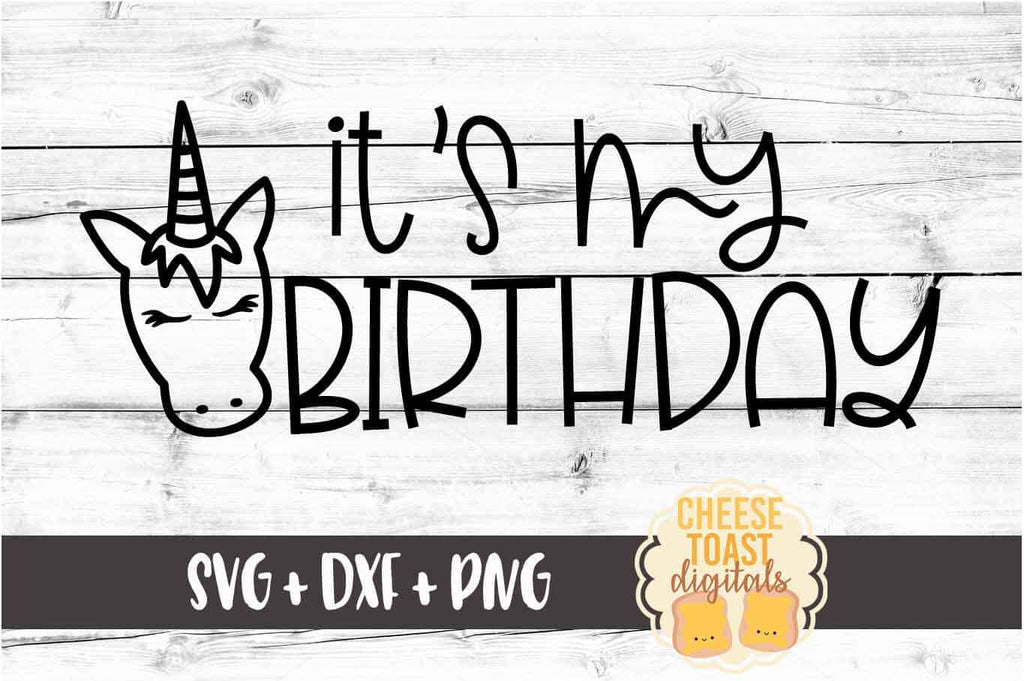 Download It's My Birthday Unicorn SVG - Free and Premium SVG Files ...