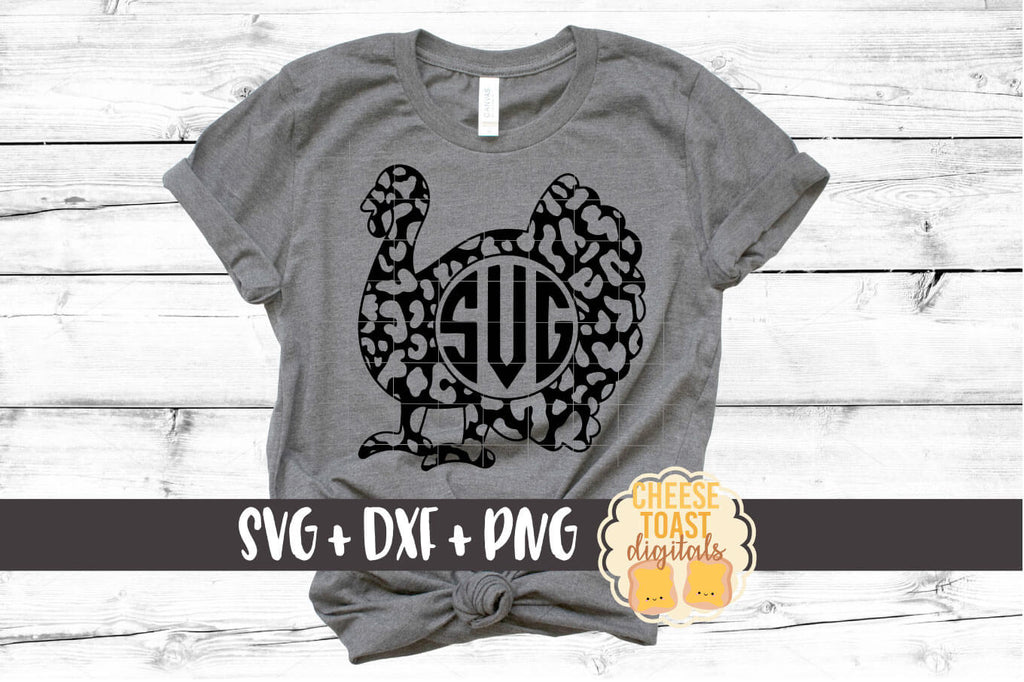 Download Leopard Print Turkey Monogram Svg Free And Premium Svg Files Cheese Toast Digitals