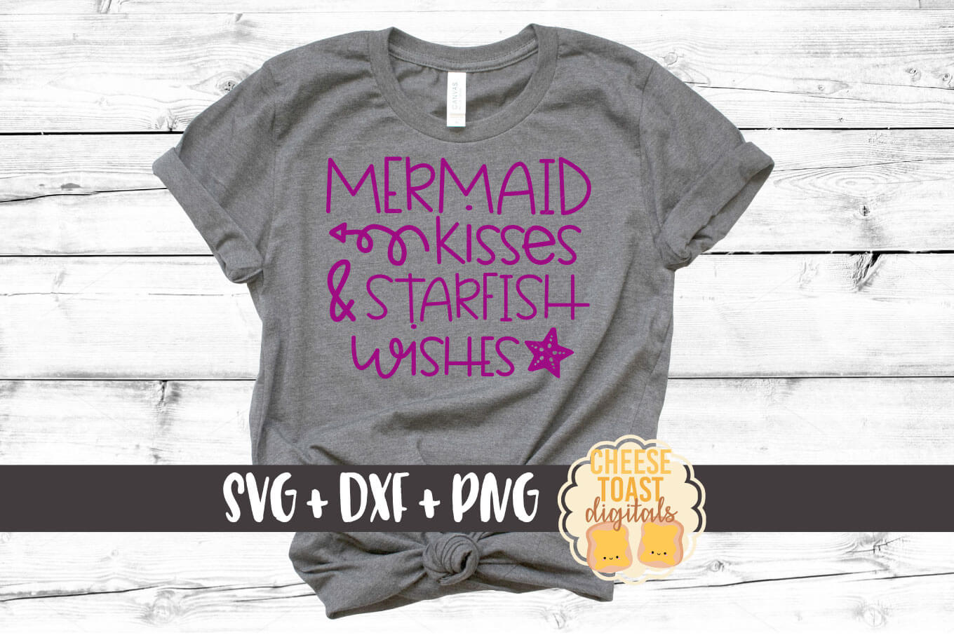 Download Mermaid Kisses And Starfish Wishes Svg Free And Premium Svg Files Cheese Toast Digitals