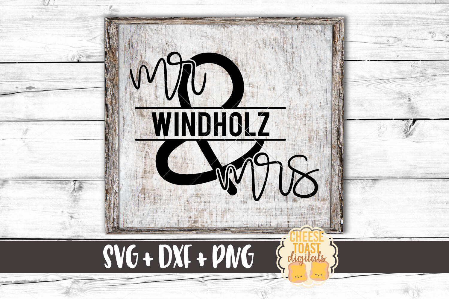 Download Mr and Mrs Split Monogram Frame SVG - Free and Premium SVG Files - Cheese Toast Digitals