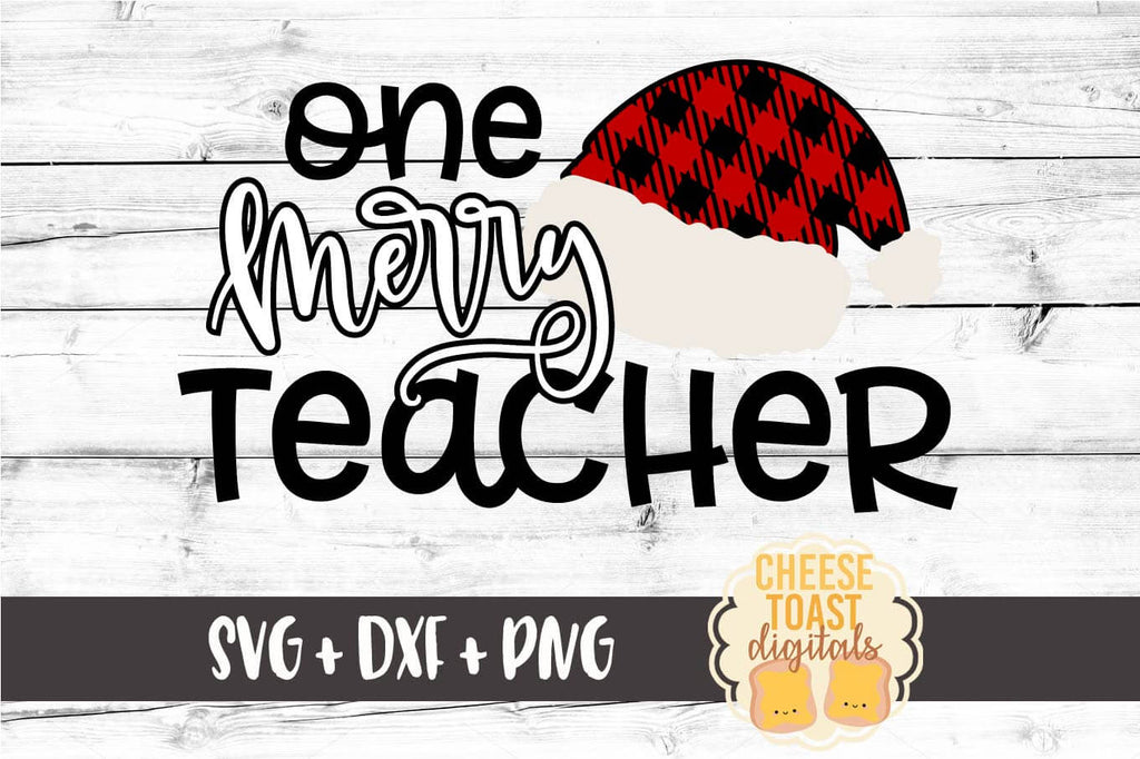 Download One Merry Teacher Svg Free And Premium Svg Files Cheese Toast Digitals