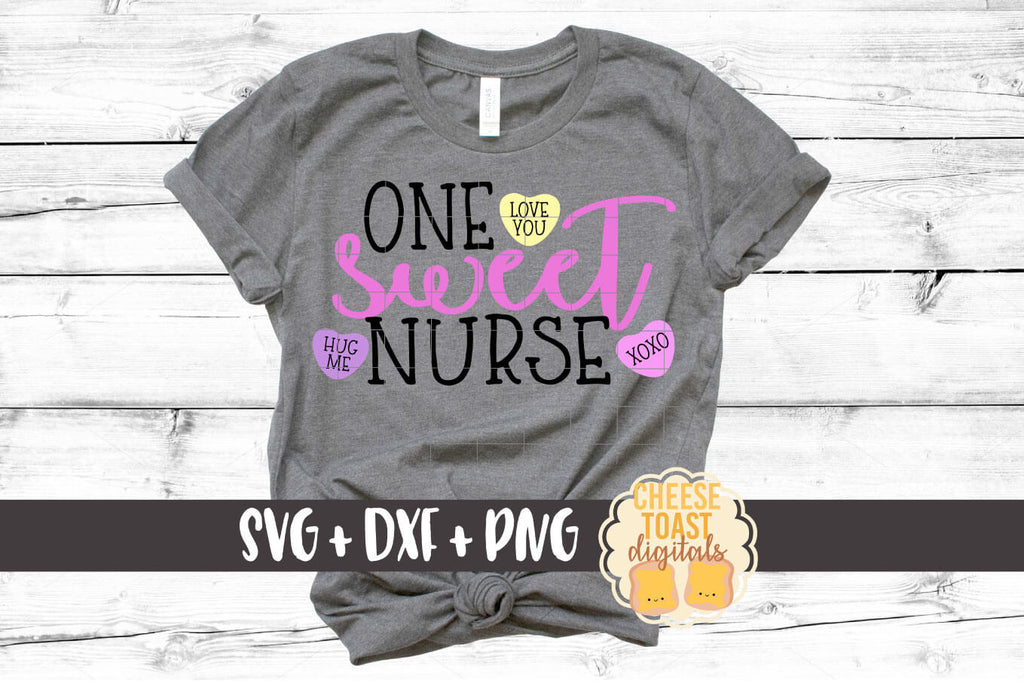 One Sweet Nurse Svg Free And Premium Svg Files Cheese Toast Digitals