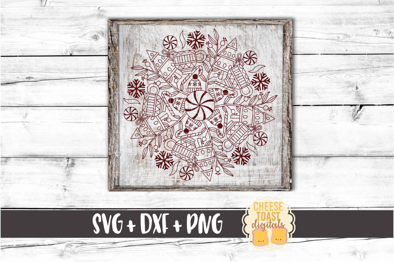 Download Peppermint Mocha Mandala Svg Free And Premium Svg Files Cheese Toast Digitals