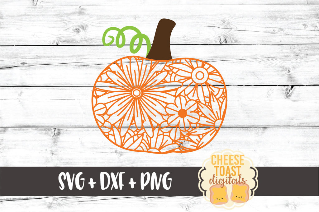 Download Pumpkin Floral Zen Doodle Svg Free And Premium Svg Files Cheese Toast Digitals