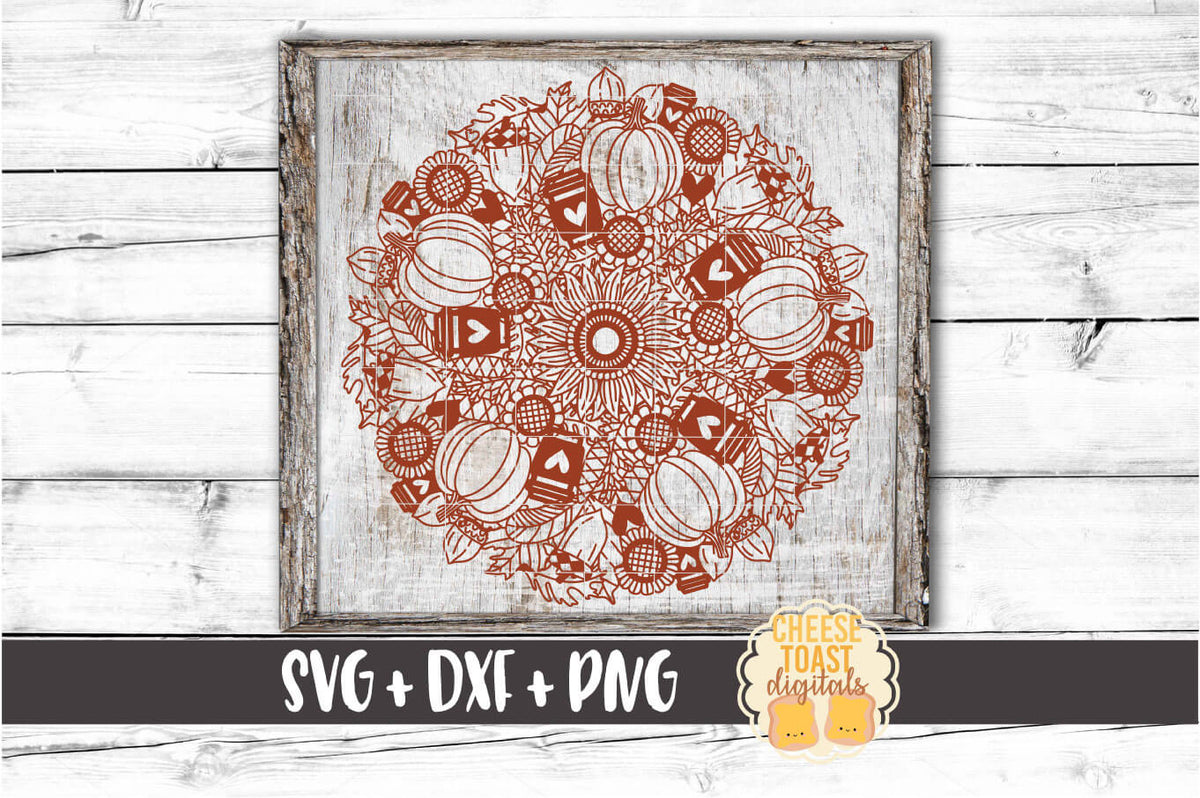 Download Pumpkin Spice Mandala SVG - Free and Premium SVG Files ...