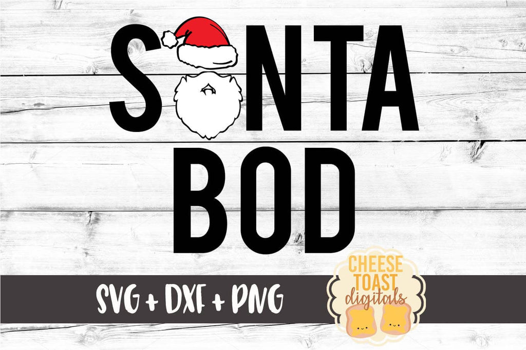 Download Santa Bod SVG - Free and Premium SVG Files - Cheese Toast ...