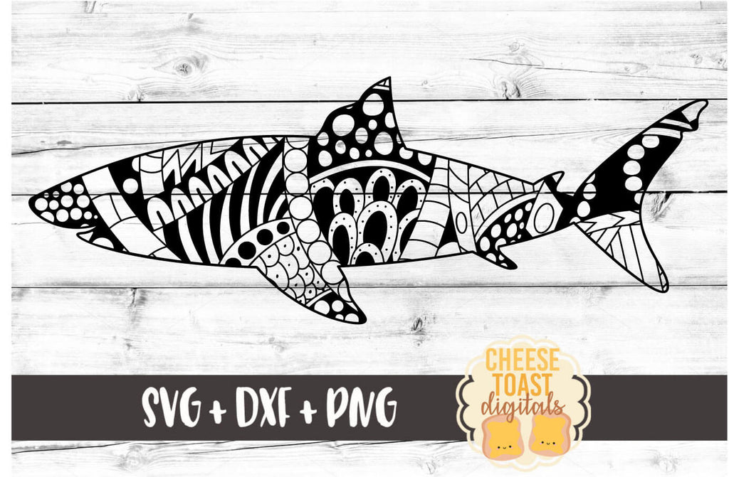 Download Shark Zen Doodle Art SVG - Free and Premium SVG Files ...