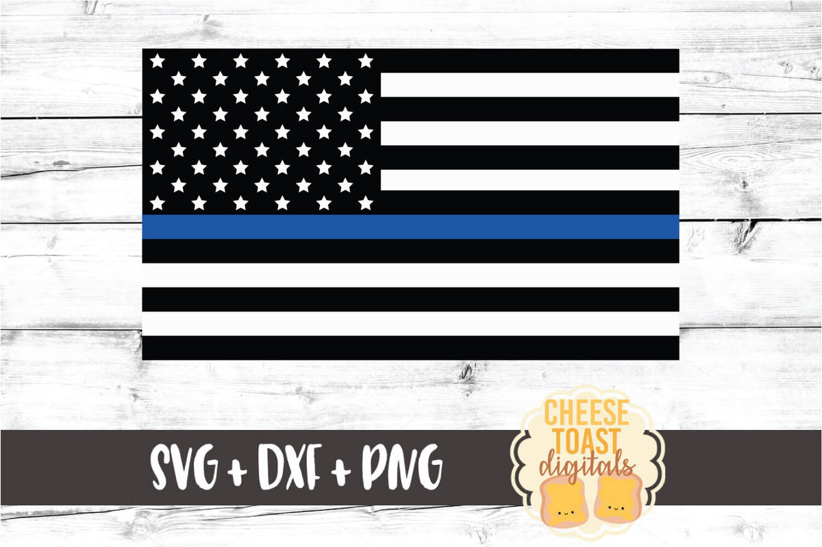 Download Thin Blue Line Flag SVG - Free and Premium SVG Files ...