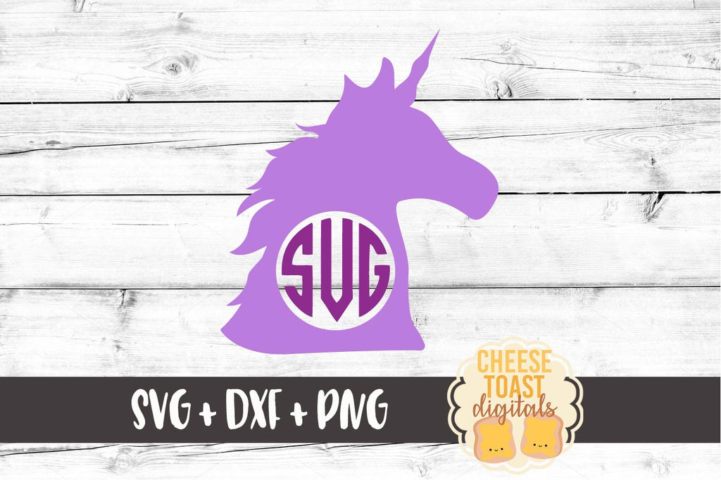 Download Unicorn Monogram Frame Svg Free And Premium Svg Files Cheese Toast Digitals