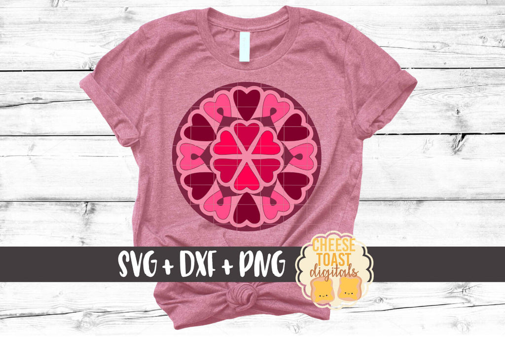 Download Valentine Heart Mandala SVG - Free and Premium SVG Files ...