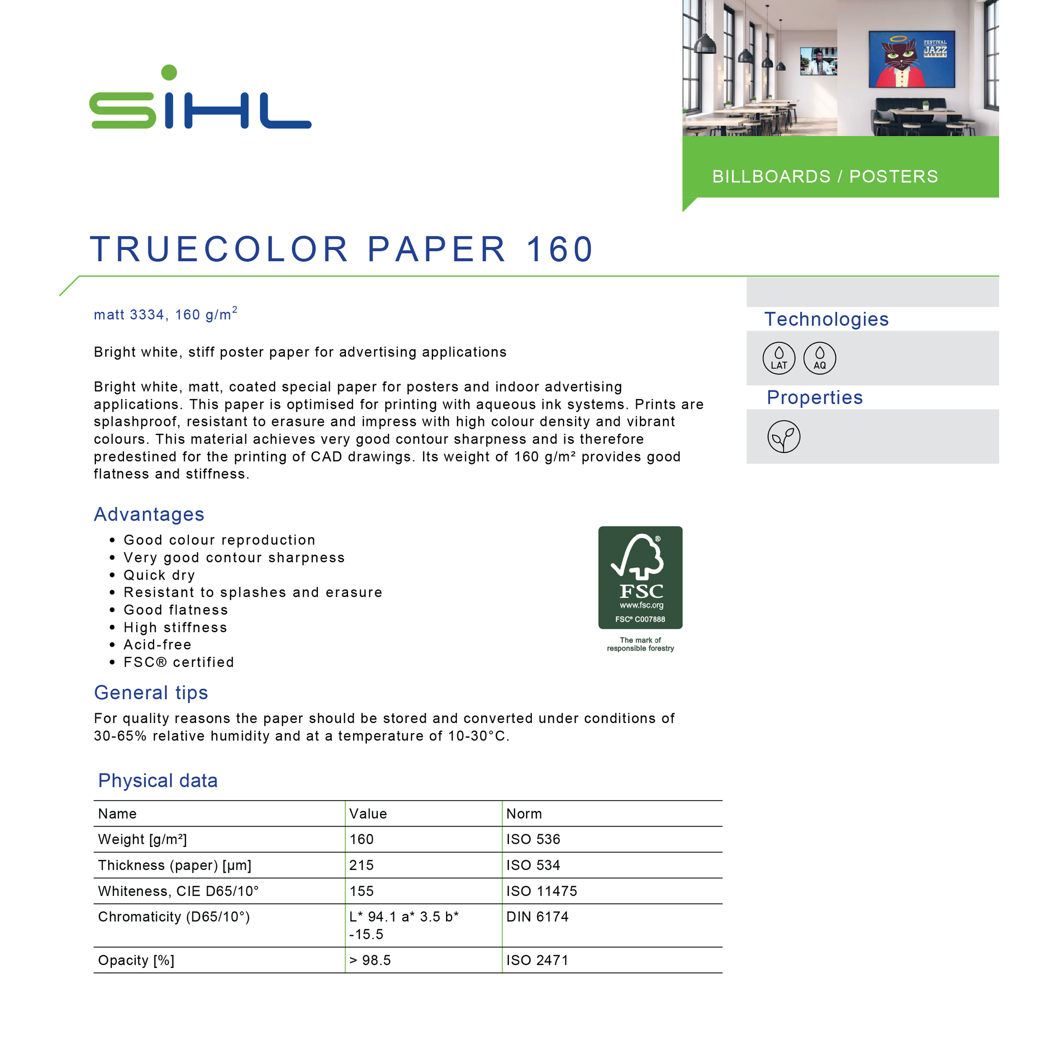 SIHL trucolor 160