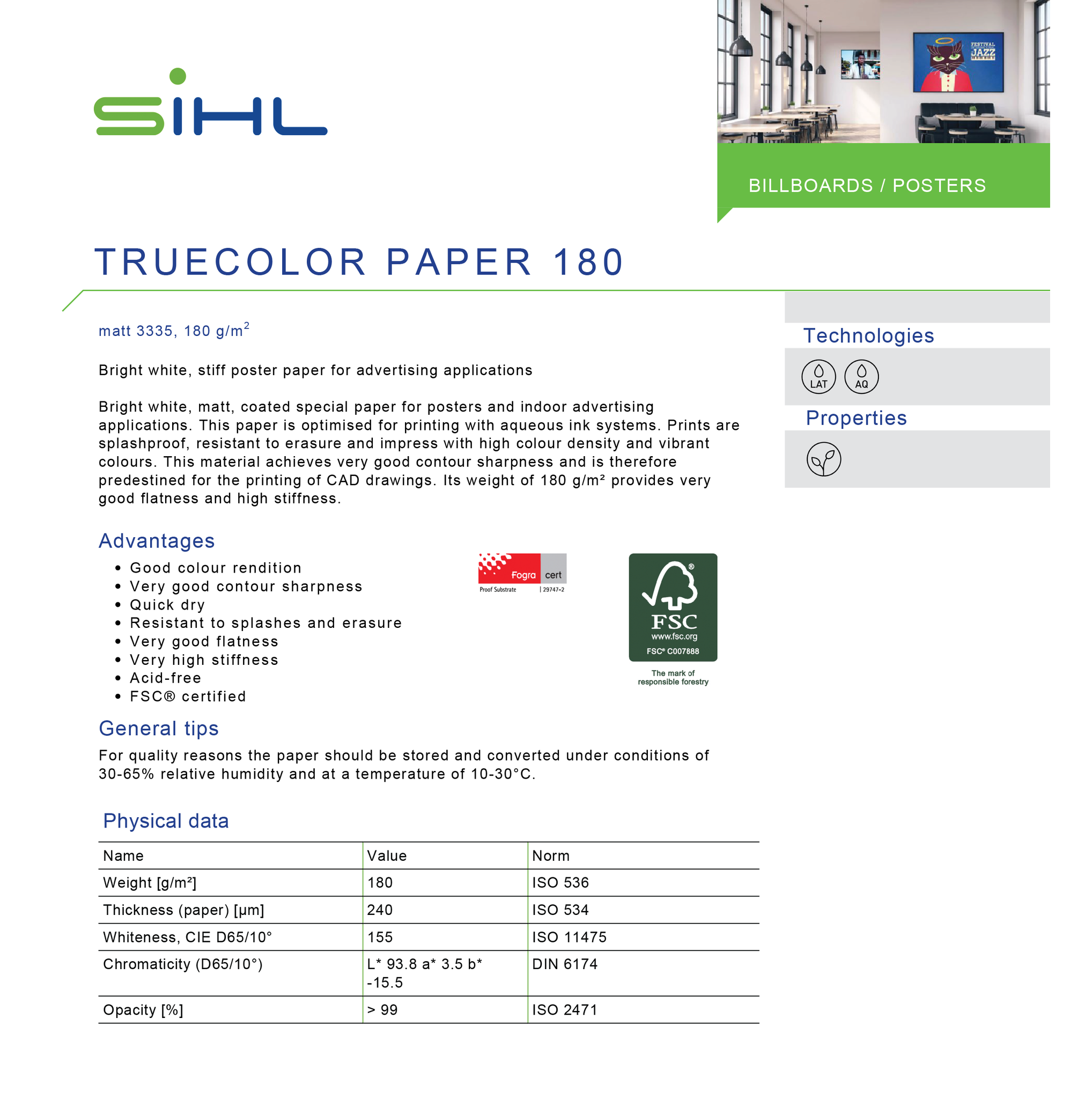 SIHL Trucolor 180