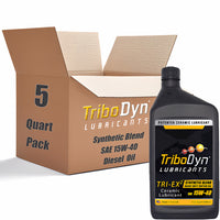 TriboDyn TRI-EX 2 Synthetic Blend SAE 15W40 Diesel Oil with Ceramic Coating