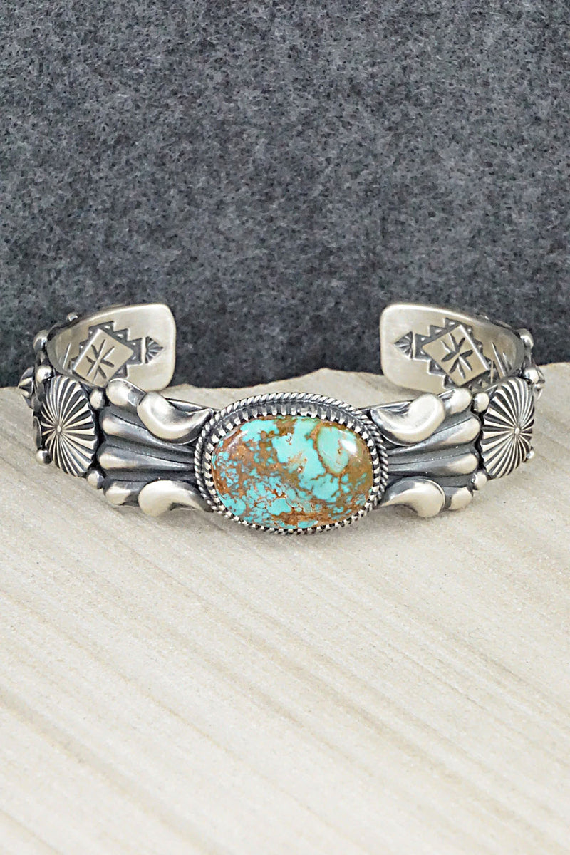 Turquoise & Sterling Silver Bracelet - Delbert Gordon – High