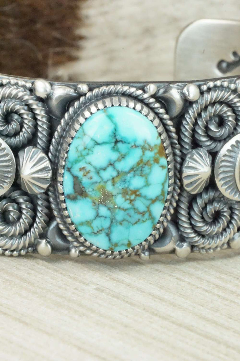 Turquoise & Sterling Silver Bracelet - Delbert Gordon – High