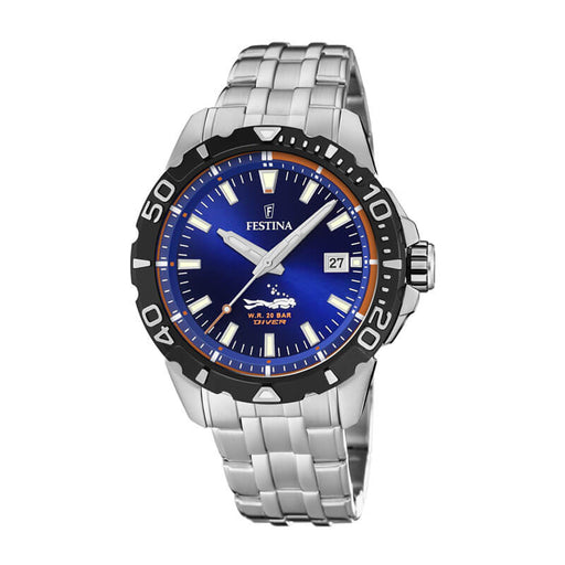 Festina Automatico Reloj Dorado Hombre Azul Deportivo F20533/1