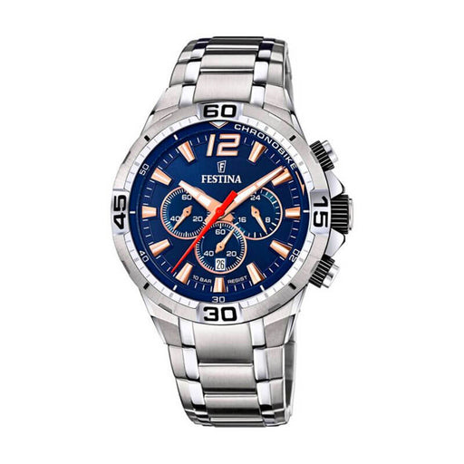 Festina Automatico Reloj Dorado Hombre Azul Deportivo F20533/1