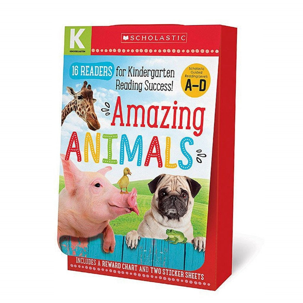 Set de libros Amazing Animals: Lectores Kindergarten A-D