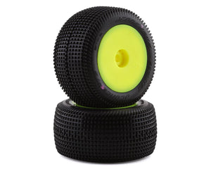 JConcepts: Mini-T 2.0 Sprinter Pre-Mounted Rear Tires (Multiple Colors Available) (JC03102) - Friendly Hobbies