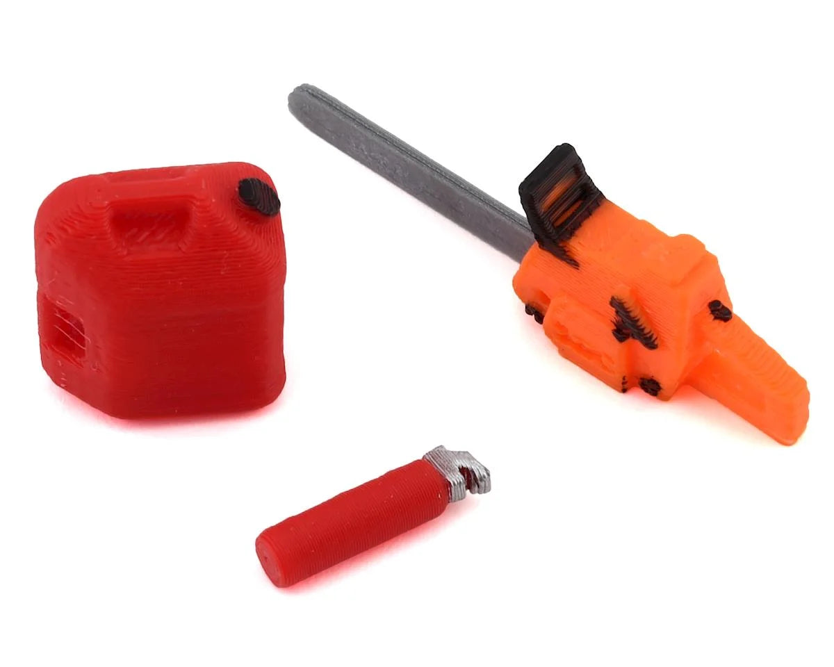 Scale By Chris 1/24 Scale Combo Pack 3 w/Chainsaw, 5gal Fuel Jug, Fire Extinguisher (SBCS24C)
