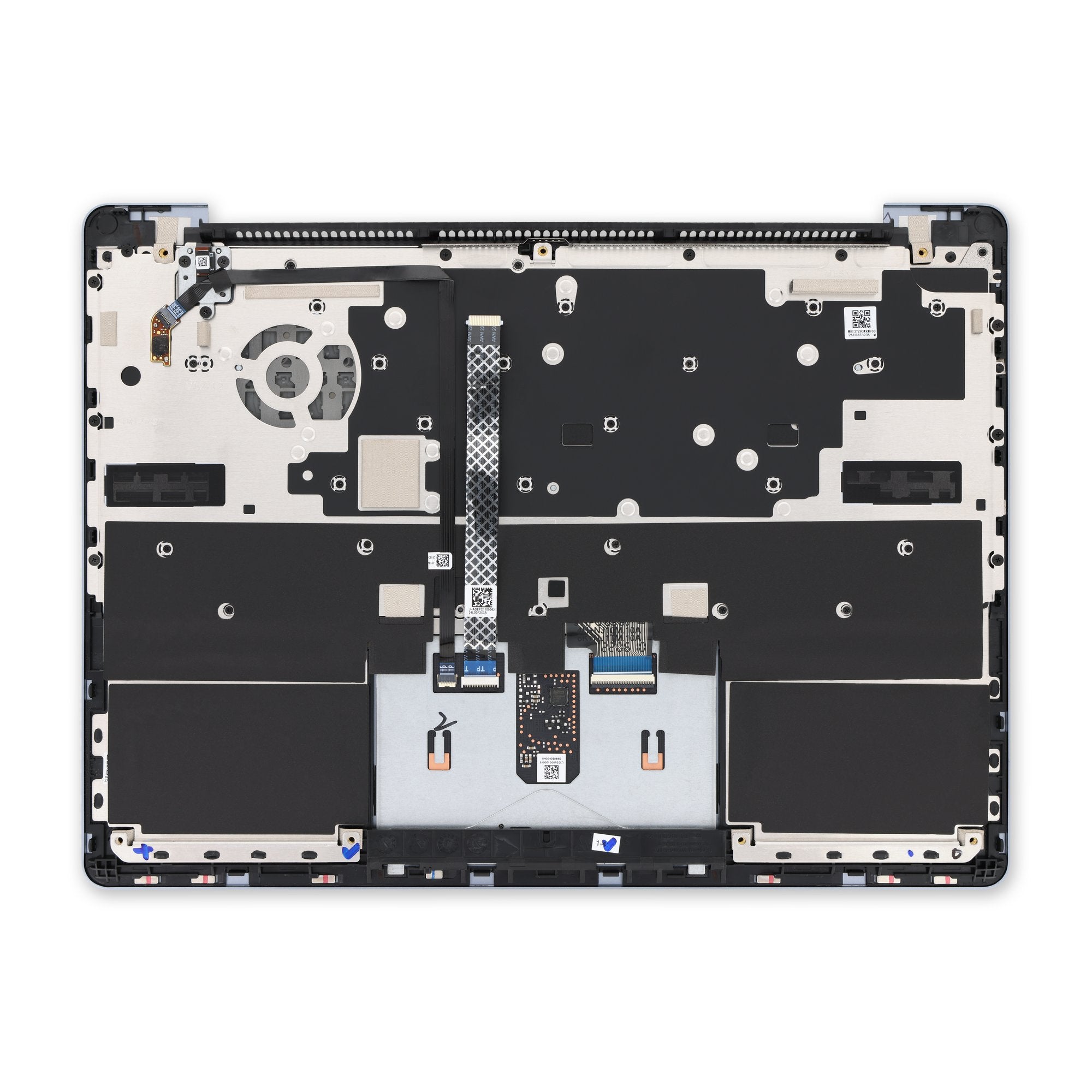 Surface Laptop Go 2 Obergehäuse und Tastatur (Original-Ersatzteil) Ersatzteil Eisblau französisches Layout