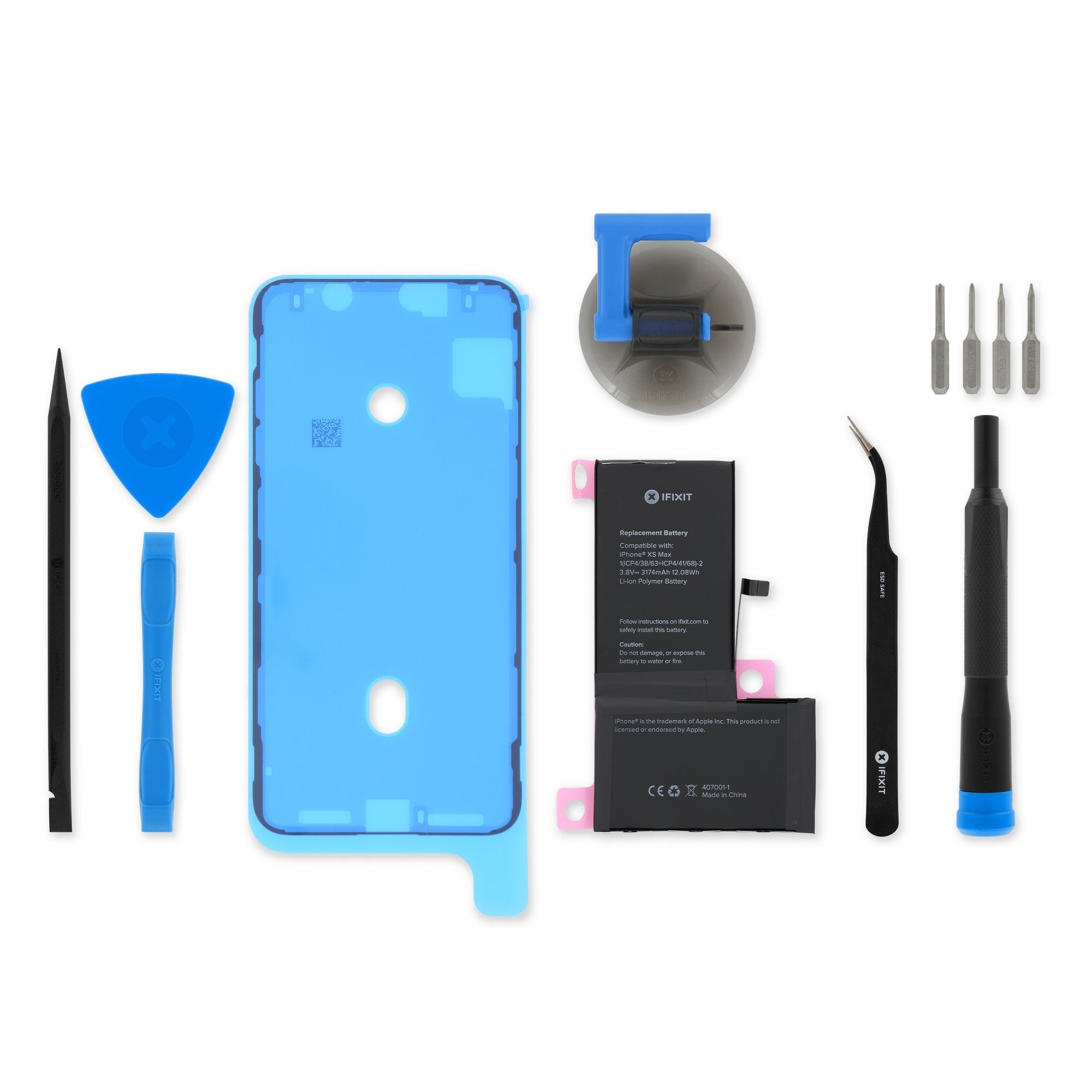 iPhone XS Max Akku Fix Kit mit Klebestreifen
