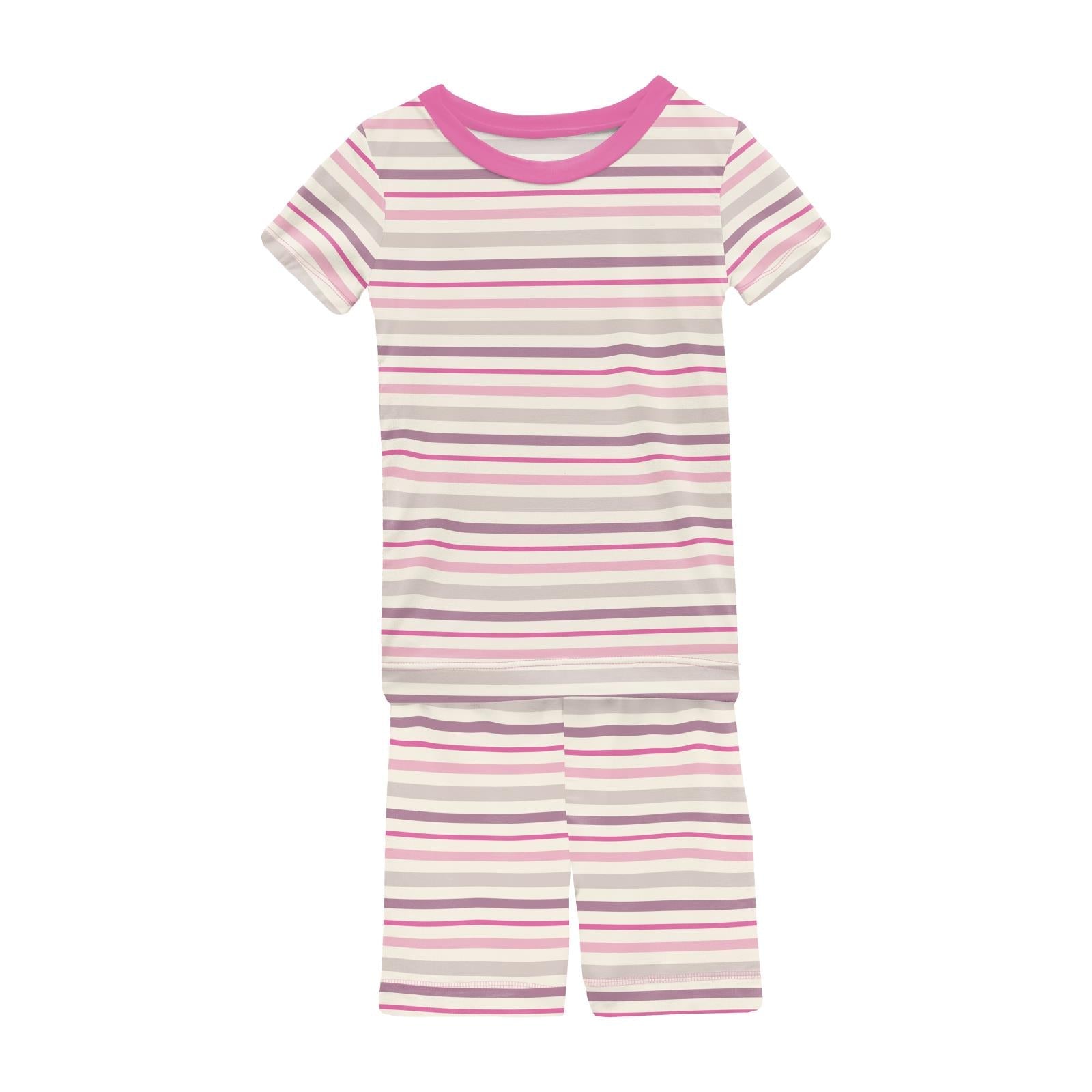 Whimsical Stripe Short PJ SET