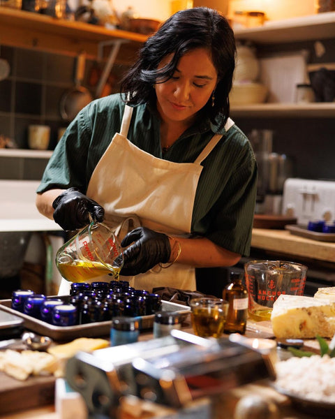 chef megan pours tallow balm