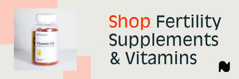 Shop fertility supplements and vitamins banner