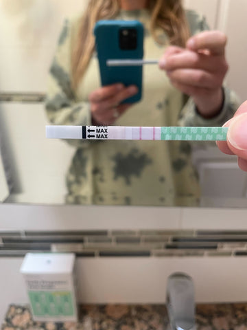 Positive pregnancy test result