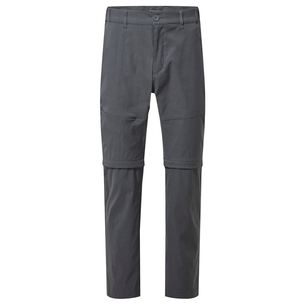 craghoppers kiwi pro ii convertible trousers r dark lead