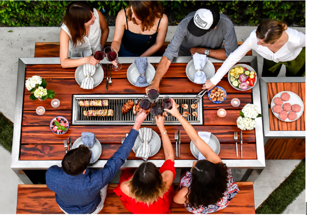 hibachi Grill table